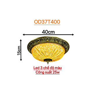 Đèn ốp trần Led 3 chế độ OD37T400