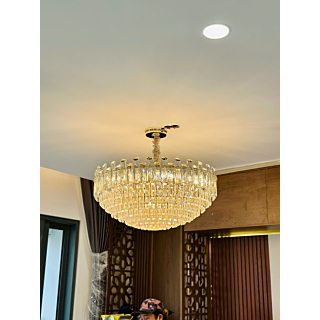 Đèn thả đường kính 80cm thanh pha lê lớn TPL017T800