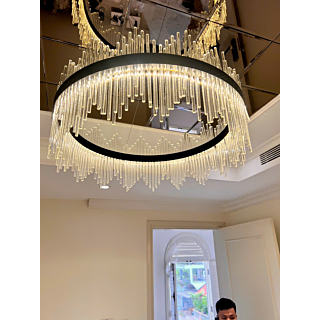 Đèn thả pha lê đũa đường kính 80cm TPL01T800