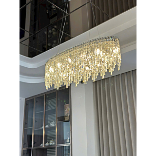 Đèn chùm pha lê trắng dài 1m TPL2278N1000