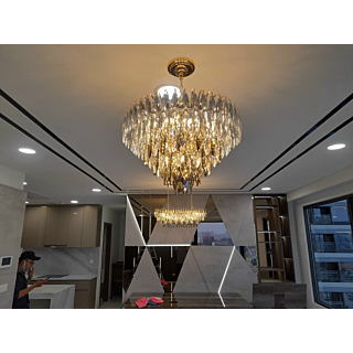 Đèn chùm pha lê đường kính 60cm TPL8163T600