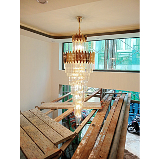 Đèn chùm pha lê phòng khách TPL88198D1800