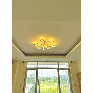 Đèn mâm ốp trần hiện đại hình cánh sen 9 cánh đường kính 86cm OT36T9