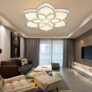 Đèn mâm ốp trần hình hoa đường kính 66cm OT40T660