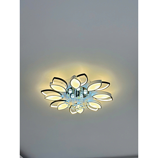 Đèn mâm ốp trần pha lê đường kính 80cm OT44T8