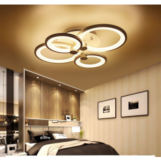 Đèn ốp trần hiện đại 4 hình tròn đường kính 55cm OT7022T4