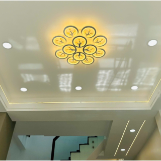 Đèn mâm ốp trần hiện đại 12 cánh đường kính 80cm OT83T12