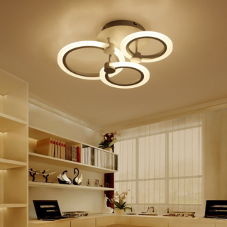 Đèn ốp trần hiện đại 3 hình tròn đường kính 45cm OT998T3