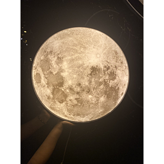 Đèn ốp trần | Treo tường mặt trăng in nổi 48cm OTA03T480