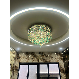 Đèn ốp trần pha lê đường kính 80cm OTPL025T800