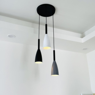 Đèn thả bàn ăn đế Tròn 3 bóng TCF65T3-DeTron