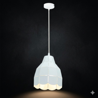 Đèn thả cafe hợp kim màu Trắng TCF82T1T