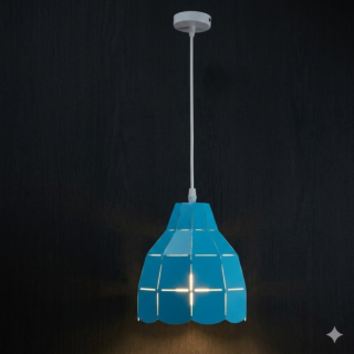 Đèn thả cafe hợp kim màu Xanh TCF82T1X
