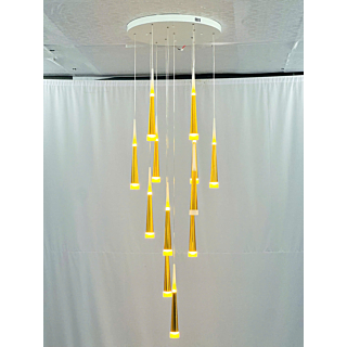 Đèn ốp trần thông tầng 12 bóng LED đường kính 50cm THD01T12