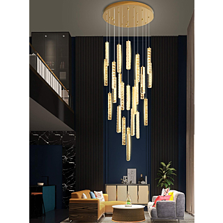 Đèn mâm ốp trần thông tầng đường kính 80cm THD1002T24