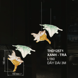 Lá pha lê dây dài 3m THD125T1