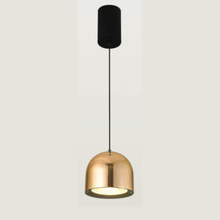 Đèn thả điều chỉnh chiều dài sau khi lắp đặt màu Vàng THD24Vang