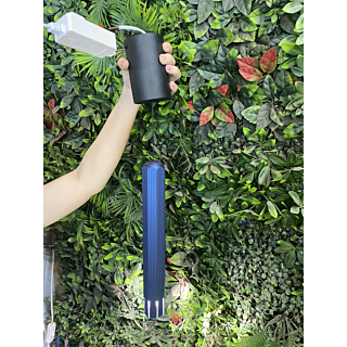 Đèn thả điều chỉnh chiều dài sau khi lắp đặt màu Xanh THD26Xanh