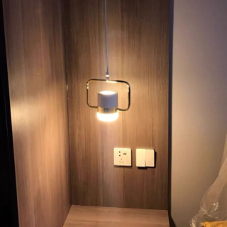 Đèn thả đơn Led màu hồng THD63T1-Hong