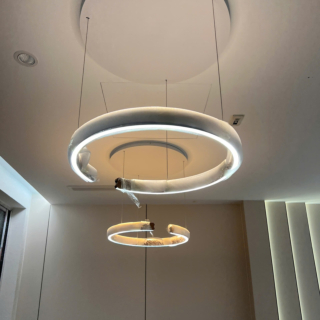 Đèn thả Led chữ C hở đường kính 60cm THD7070T600