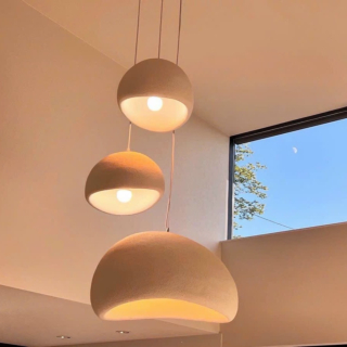 Đèn Thả Trần Nghệ Thuật Dáng Vỏ Sò Độc Đáo đường kính 70cm THD85T700