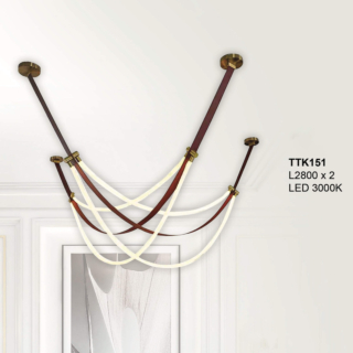 Đèn thả nghệ thuật dây da TTK151