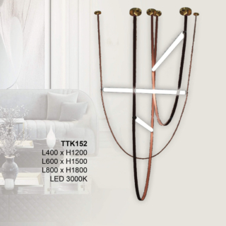 Đèn thả nghệ thuật dây da TTK152