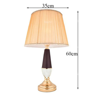 Đèn bàn hiện đại chóa vải màu kem BD-8921