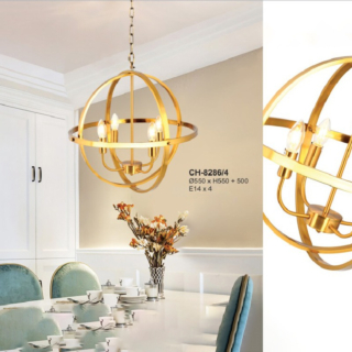 Đèn thả trần hình cầu CH-8286/4