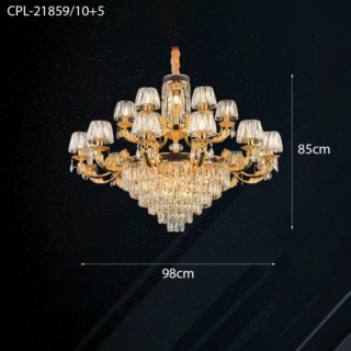Đèn chùm pha lê cao cấp CPL-21859/10+5