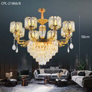 Đèn chùm pha lê lớn CPL-21866/8