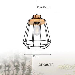 Đèn thả khung sắt Decor DT-008/1A
