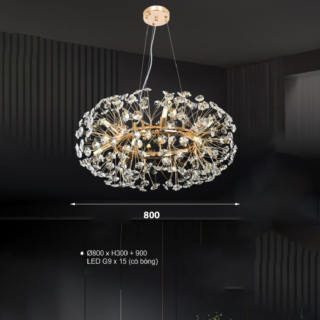 Đèn thả pha lê DT-2601/800