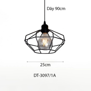 Đèn thả khung sắt Decor DT-3097/1A