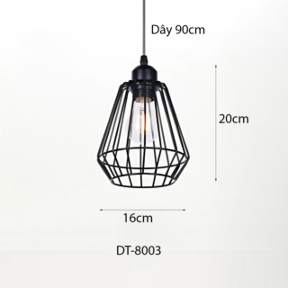 Đèn thả khung sắt Decor DT-8003