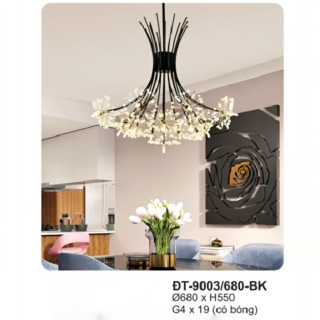 Đèn thả trần hiện đại DT-9003/680-BK