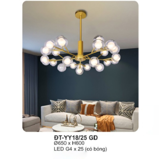 Đèn thả trần hiện đại DT-YY18/25 GD
