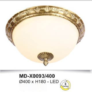 Đèn mâm ốp trần đồng tân cổ điển MD-X0093/400