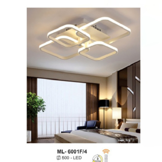 Đèn ốp trần led hiện đại 4 cánh vuông ML-6001F/4