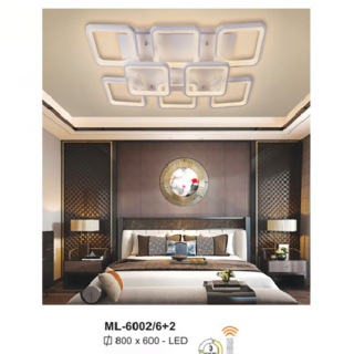 Đèn ốp trần led hiện đại cánh vuông ML-6002/4+2