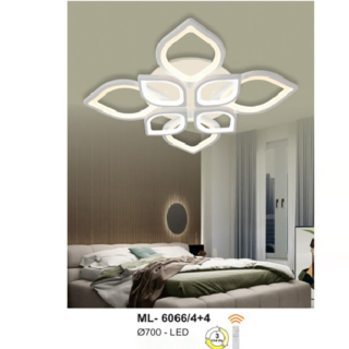 Đèn ốp trần led hiện đại phòng ngủ ML-6066/4+4