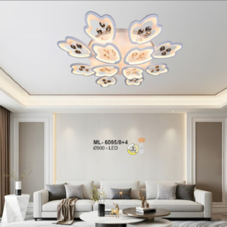 Đèn ốp trần hiện đại 12 cánh hoa ML-6095/8+4