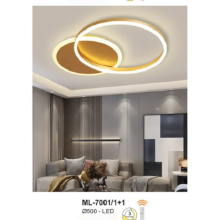 Đèn ốp trần led hiện đại ML-7001/1+1