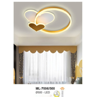 Đèn ốp trần led hiện đại hình trái tim ML-7006/500