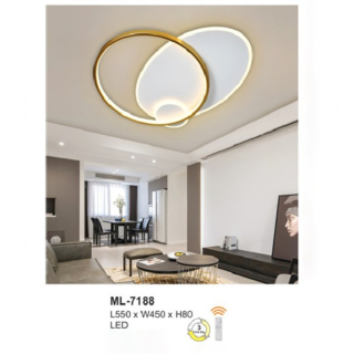 Đèn ốp trần led hiện đại ML-7188
