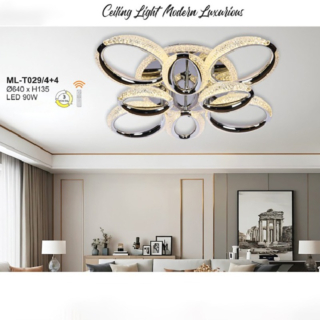 Đèn ốp trần led hiện đại ML-T029/4+4