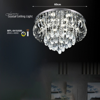 Đèn áp trần pha lê tròn MPL-9410/600