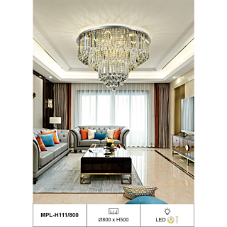 Đèn mâm pha lê phòng khách MPL-H111/800