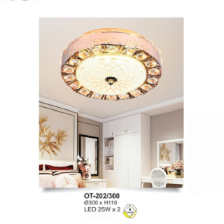 Đèn ốp trần tròn OT-202/300