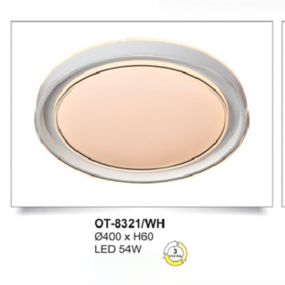 Đèn ốp trần tròn OT-8321/WH